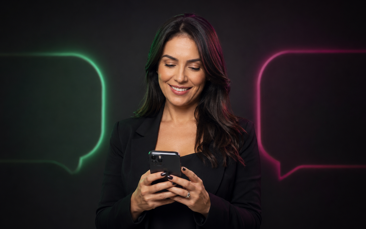 Profissionais realizando vendas e atendimento pelo celular